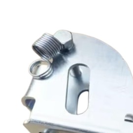 Flatbed Trolley Armrest Base Foldable Push Hand Cart Base Hinge Replaces Sturdy Platform Truck Handrails Base for Push Cart Accs Parts, with Mounting Screws