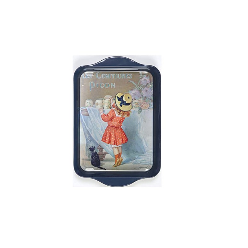 Cartexpo P10829 Mini-Tablett aus Metall, Confitures Picon