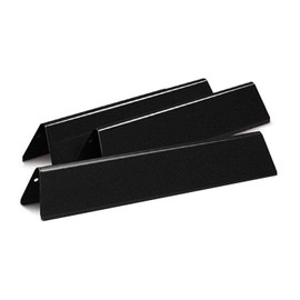 Hongso 15.3 Inch 7635 Porcelain Steel Flavorizer Bars Replacement Parts for Weber Spirit I & II 200 Series E210 S210 E215 E220 S220 (Front-Mounted Control Panels), Including Weber II GS4 Gas Grills