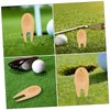 Kisangel 8-pc Bamboo Divot Repair Tool Set Golf Accessories for
