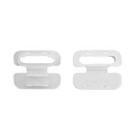 [DIY/self-work] Plastic bag handle (W: 0.4 inches (10 mm) use) Parts for DIY case [2 pieces] White