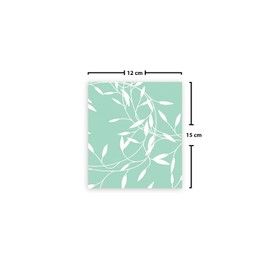 Le Jardin du Lin Printed Cotton Drawstring Bags, Shopping Bag, Cloth Bag, Vegetable Bag, Reusable, Eco-Friendly, Multi-Purpose, Foldable, Size: 12 x 15 cm