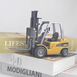 Ailejia Ailejia Forklift Trucks Toy Alloy Fork Truck Models Warehouse Construction Truck Vehicle Model Engineering Car Toy Boy Gift (Forklift)