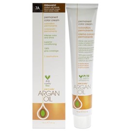 One n Only Argan Oil Permanent Color Cream - 7A Medium Ash Blonde Hair Color Unisex 3 oz