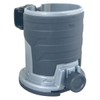 KATSU Trimmer Router Offset Base with Dust Exhaust, Fully Adjustable,