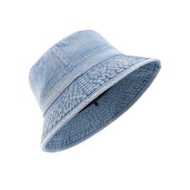 Zylioo L/XL/XXL Jeans Fishing Hat Denim for Large Head, UPF 50+ Sun Protection Sun Hat Size 58-64 cm, Vintage Summer Hat, lightblue