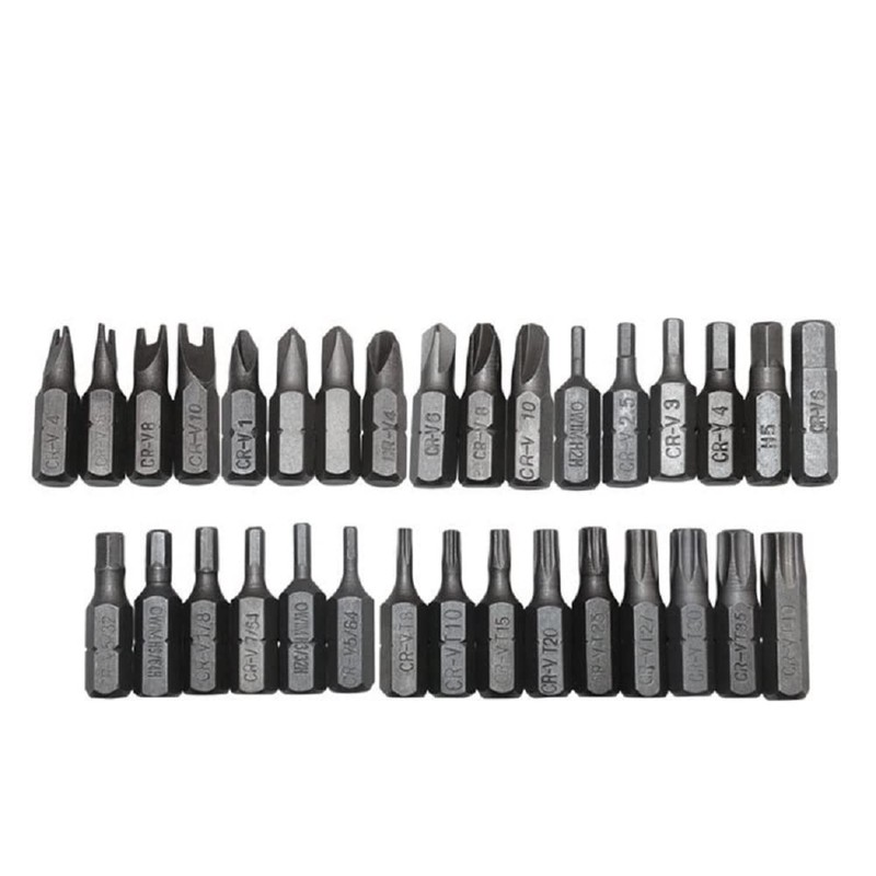 GOSONO Security Tamper Proof Bit Set 33pcs Torq Torx Hex
