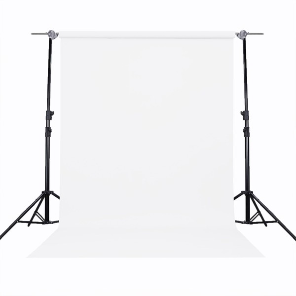 Semessilah Seamless Photography Background Paper Roll, White Photo Paper Backdrop