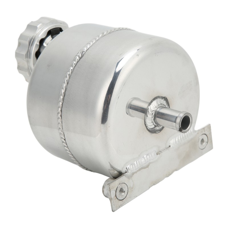Radiator Coolant Expansion Water Tank Aluminium Alloy Polished Replacement for