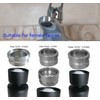 Black kitchen bathroom faucet nozzle aerator,faucet extender, 360 degree swivel