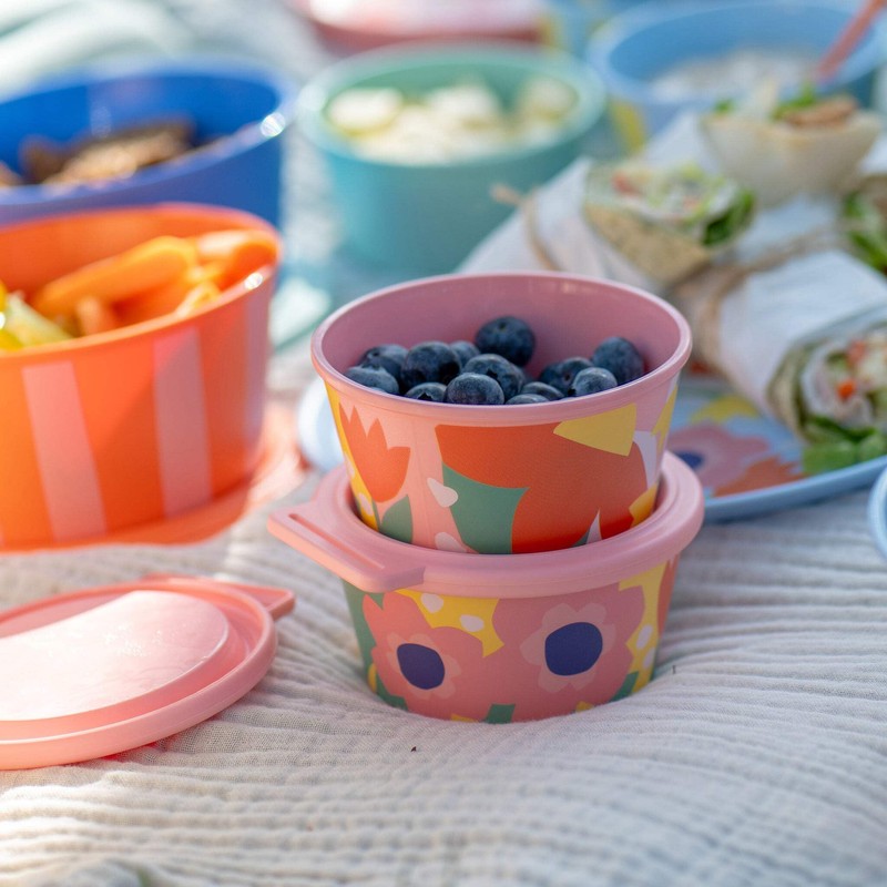 Koziol Bowl with Lid Nora Box 250 ml Blooms Sweet