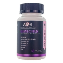 Suplemento Biotina Vitamina D3 Keratina Colageno 60 Cap A4h Sabor Sin Sabor