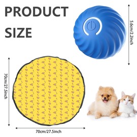 Interactive Cat Toy Mat, 2 in 1 Simulated Interactive Hunting Cat Toy, Interactive Cat Toys, Interactive Training Mat Cats, Interactive Toy for Cats Training Mat