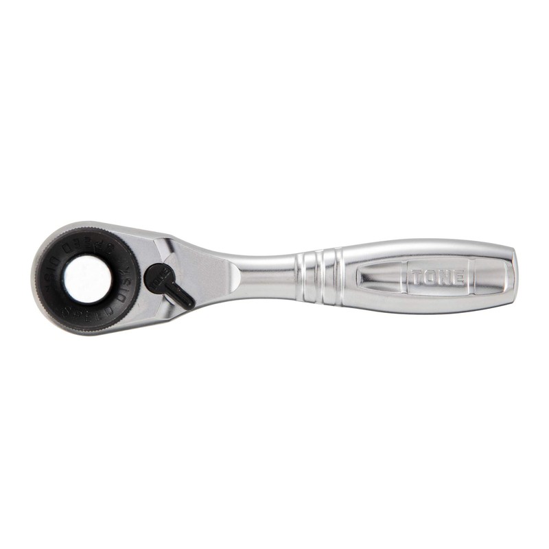 TONE RH4CHQS Compact Short Ratchet Handle (Quick Turn/Hold Type) Drive