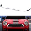 G-PLUS Chrome Grille Hood Molding Trim Compatible with Mini Cooper