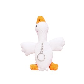 White Plush Duck Car Keychain,Cotton Filling Stuffed Animal Fluffy Duck Plushie Car Keychain Hanging Charms Stuffed Animals Keychain,Duck Keychain,Accessories