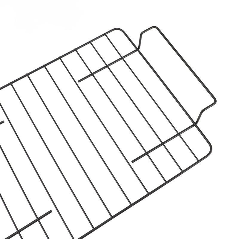 Roast Pan with Rack Rectangle Broiling Pan Carbon Steel Iron