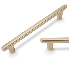 POVEFONK 10 Pack 5 inch(128mm) Champagne Bronze Kitchen Cabinet Handles Cabinet Pulls Drawer Pulls Kitchen Cabinet Hardware Kitchen Handles Drawer Pulls Dresser Handles