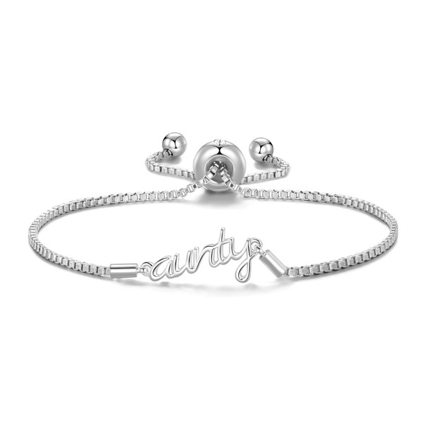 Philip Jones Silver Plated Aunty Bracelet Created with Zircondia® Crystals