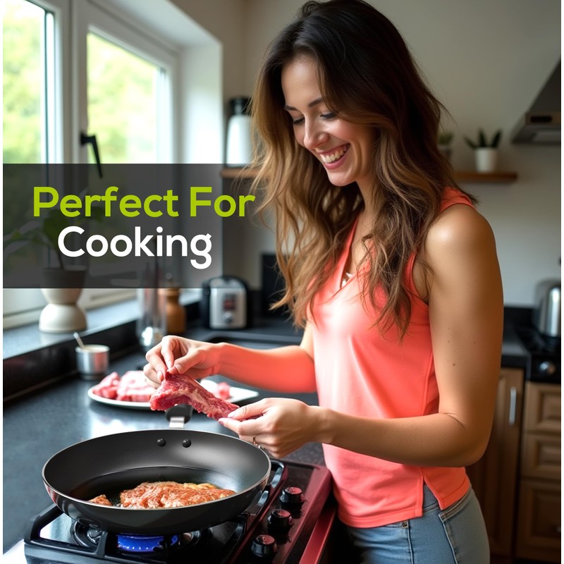 Utopia Kitchen Nonstick Cookware 3 Piece Omelette Pan Skillet Set,