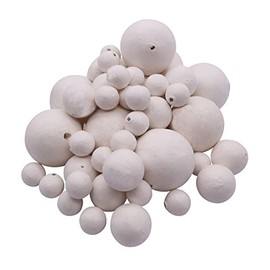 Craftplay Compressed Paper Balls | White | Choose a Pack Size | Paper Wadding Balls | Pack of 50 | 20mm Diameter