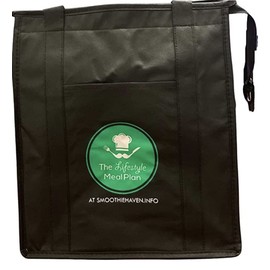 2 Insulated Reusable Grocery Shopping Bags, Collapsible Thermal Tote Black-Hold 40+ lbs - Extra Large & Super Strong, Heavy Duty Reinforced Handles & Thick Plastic Bottom for Strengthen