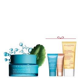 Clarins [Exclusive] Hydra Essential Moisturizing Cream 50ml Set (+3 Deluxe Types), Silky Cream LHES / 클라랑스 [단독] 하이드라 에센셜 수분크림 50ml 세트 (+디럭스 3종), 실키크림 LHES