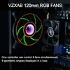 120mm RGB Case PC Fans Cooler Fan with Max 1650