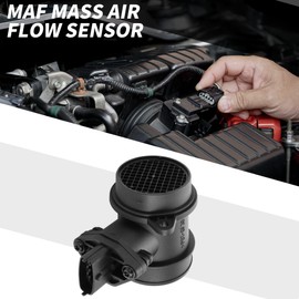 A ABSOPRO MAF Sensor Assembly No.2816422610 MAF Mass Air Flow Sensor for Hyundai Accent L4 1.5L SOHC Petrol 2000-2002 Plastic Black