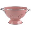 Reston Lloyd Calypso Basics 1.5 Quart Powder Coated Colander, Pink