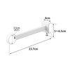 Yamazaki 1586 Kamoi Indoor Clothesline Pole Holder, Depth Wide, White,