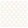 PATIKIL 50pcs Open Bezels, Resin Bezels Pendants Mold Open Back