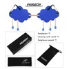 FEISEDY Cloud Rimless Sunglasses Women Funny Party Disco Retro Dripping