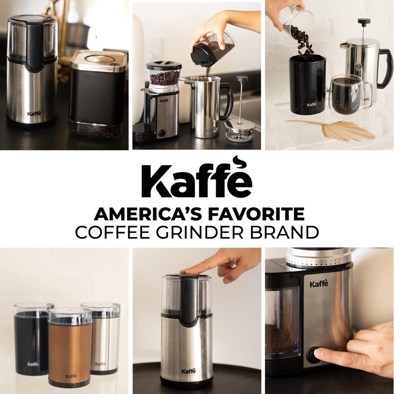 Kaffe Electric Coffee Blade Grinder w/Removable Cup - 4.5oz -