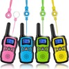 Wishouse Walkie Talkies for Kids 4 Pack,Family Walky Talky Adults