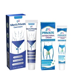 Antibacterial Cream for Private Parts, Can Quickly Relieve itching and Chapped Feeling and Remove Odor, and 20 Grams of antipruritic Cream for Men and Women (Pack of 2, Fragrance Free)