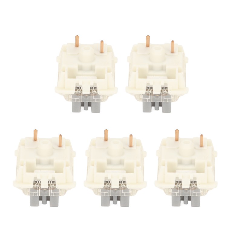 45Pcs Mechanical Keyboard Switches Waterproof Backlight Silent Linear Mechanical Key