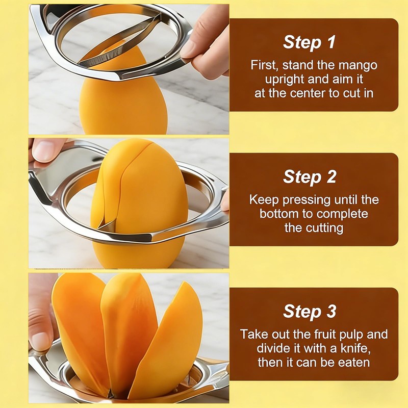 2pcs Mango Tools,Fruit Preparation Set for Daily Kitchen Use,Fruit Tool