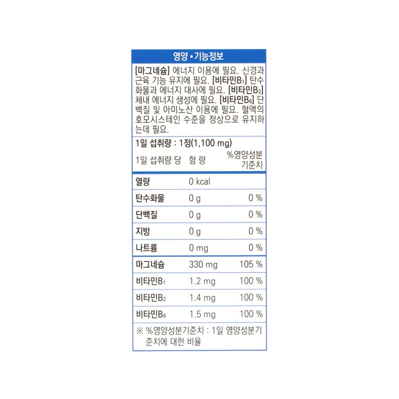 Chong Kun Dang Magnesium Plus Vitamin B6 90 tablets (2)
