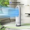 Bladeless Fan,22Inch Cooling Tower Fan 80° Oscillating with Remote, 9H