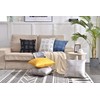 DWDC Velvet Pillow Covers 16X16 inch Pack of 2 Gray