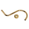 Stainless Steel S Shaped Raised Shower Arm and Flange NPT