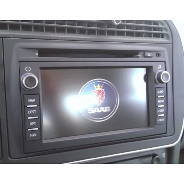 World Graphic 2011 Saab 9-3 Radio NAVIGATION DISPLAY Button Overlay