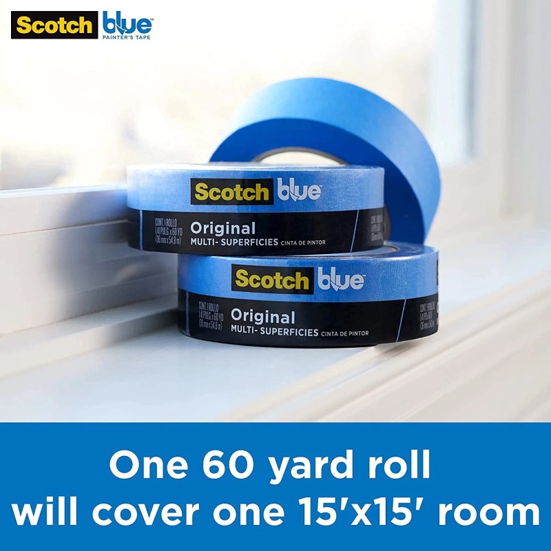 ScotchBlue Original Multi-Surface Painter's Tape, 1.88 in. x 60 yds