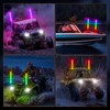 Ehaho 2PCS 2FT Fat Whip Lights for UTV ATV with