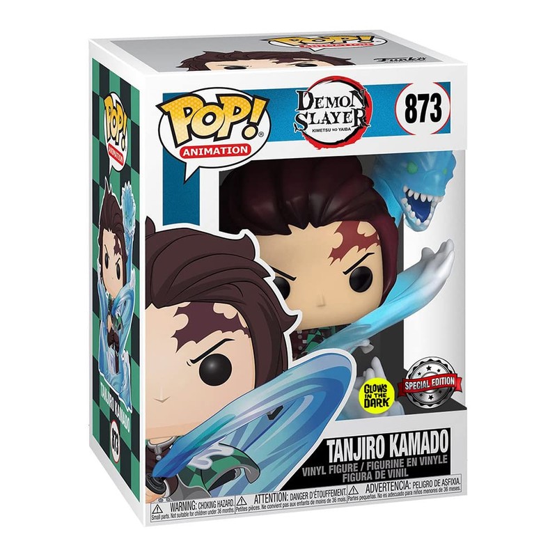 POP! Animation: Demon Slayer - Tanjiro with Dragon (Exclusive) (Glow