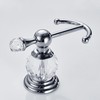 PEONYBATH Chrome Bathroom Robe Hooks,Towel Hook Silver Crystal Bathroom Hardware