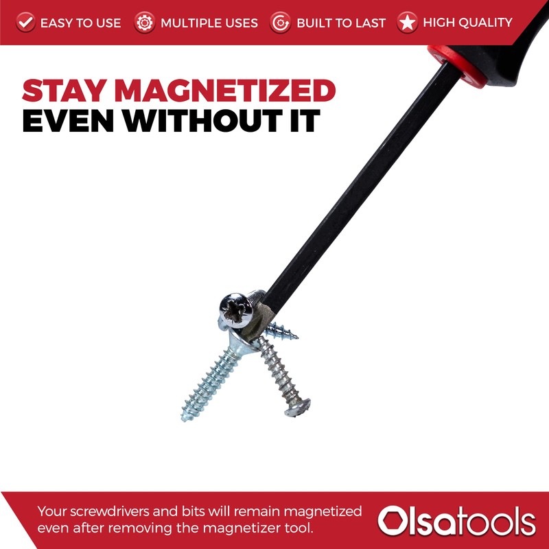 Bit Magnetizer Ring and Demagnetizer by Olsa Tools | Screwdriver