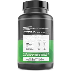 Citrato de Magnesio 800mg  Origen Natural  240 Cápsulas  Suplemento Alimenticio de Alta Potencia  Bienestar General y Equilibrio Diario