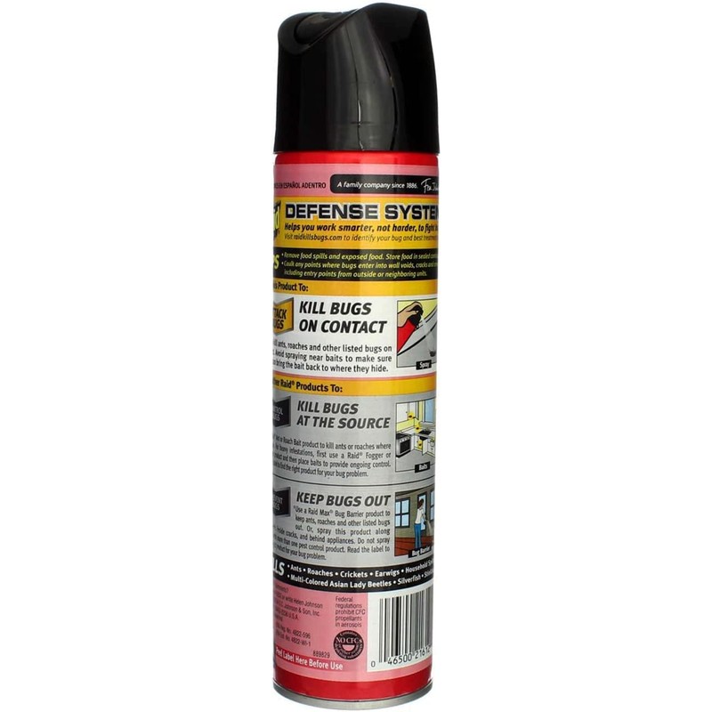 Raid Ant and Roach Kills on Contact No Lingering Chemical